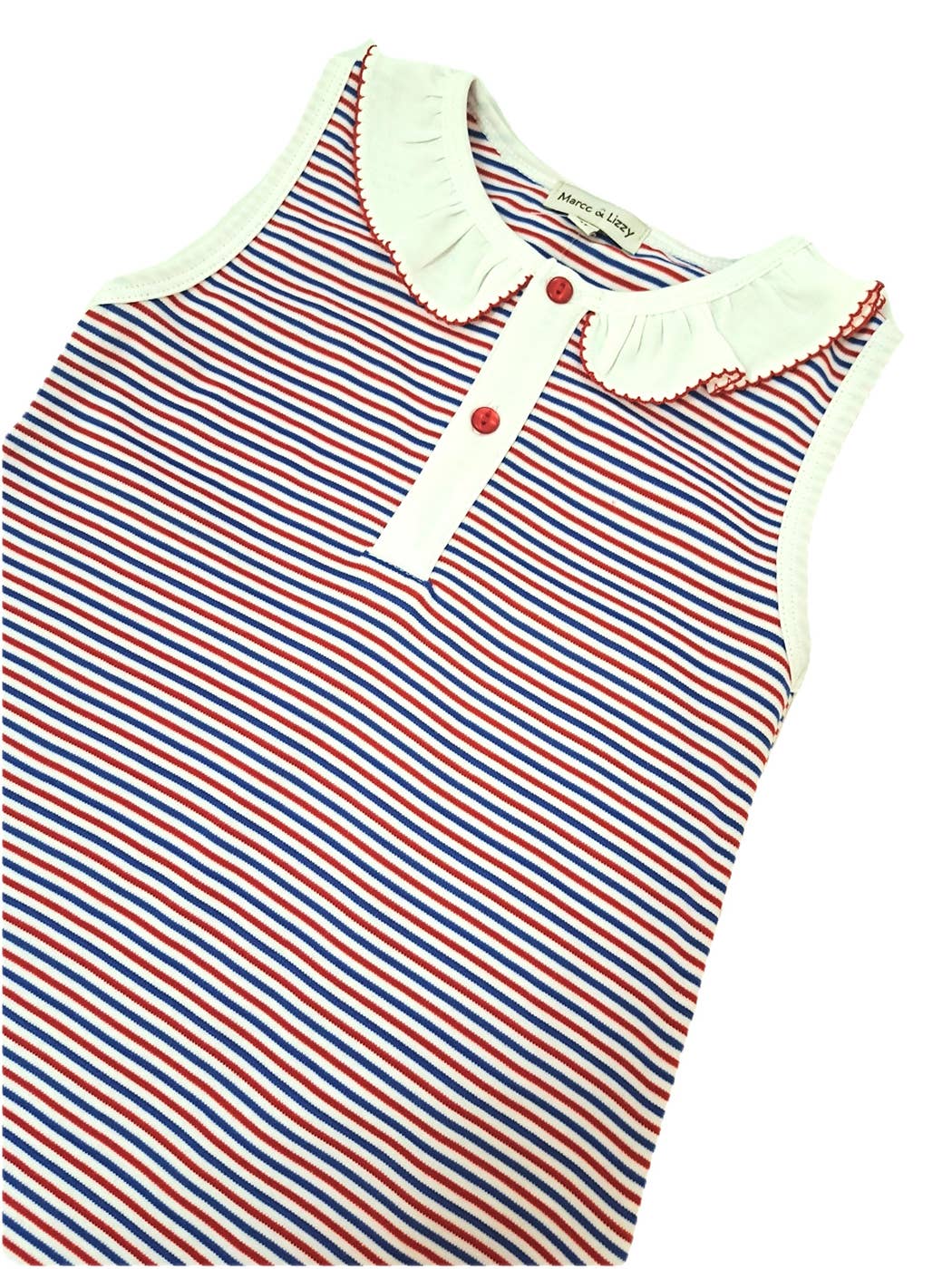 Patriotic Collection Girls stripe A line dress