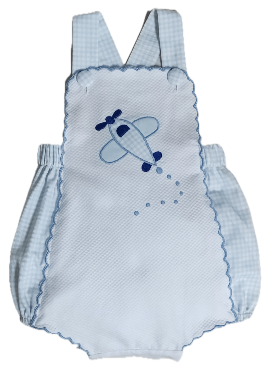 Baby Boy "Airplane Applique" Romper