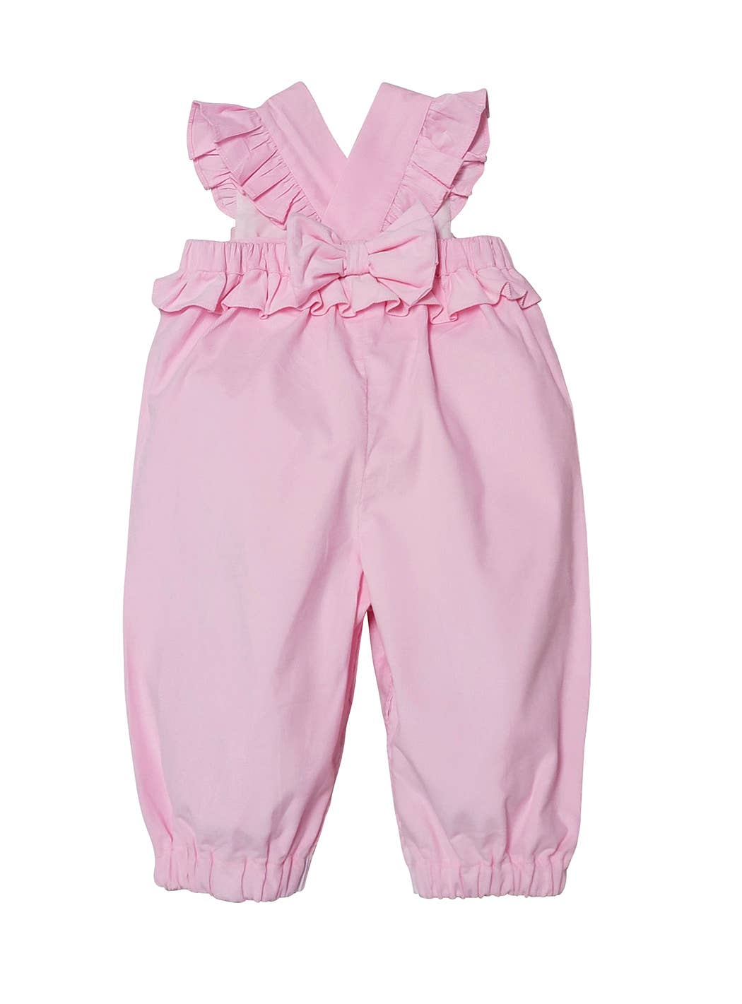 Girl's Pink Corduroy Romper