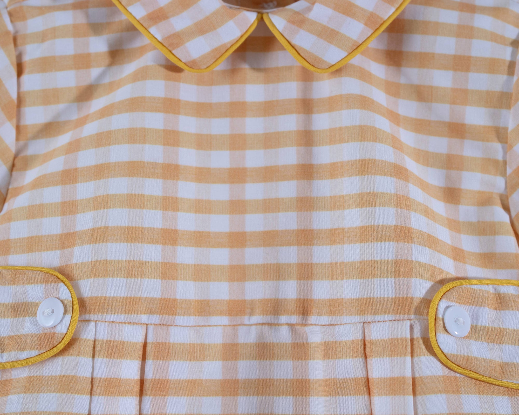 Orange Plaid Benjamin Bubble