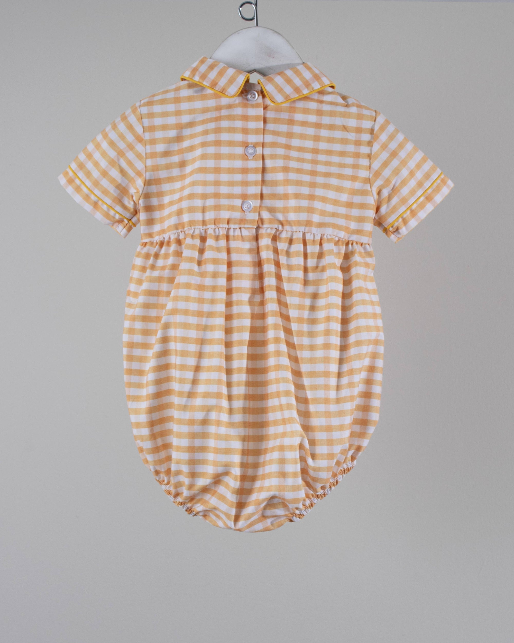 Orange Plaid Benjamin Bubble