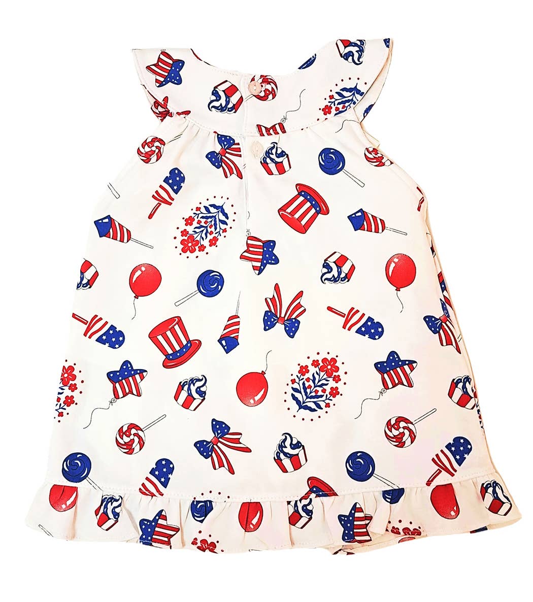 Patriotic Collection Girl's short set